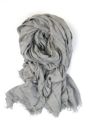 Azzurra - grey shawl - FALIERO SARTI