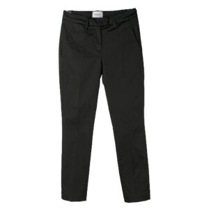 Black cotton chinos - DONDUP