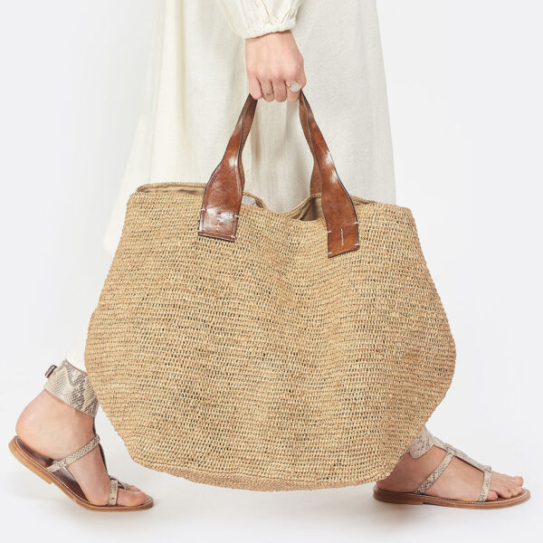 Raffia bag Rio natural - IBELIV - Image 3