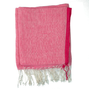 Linen shawl pink - EPICE