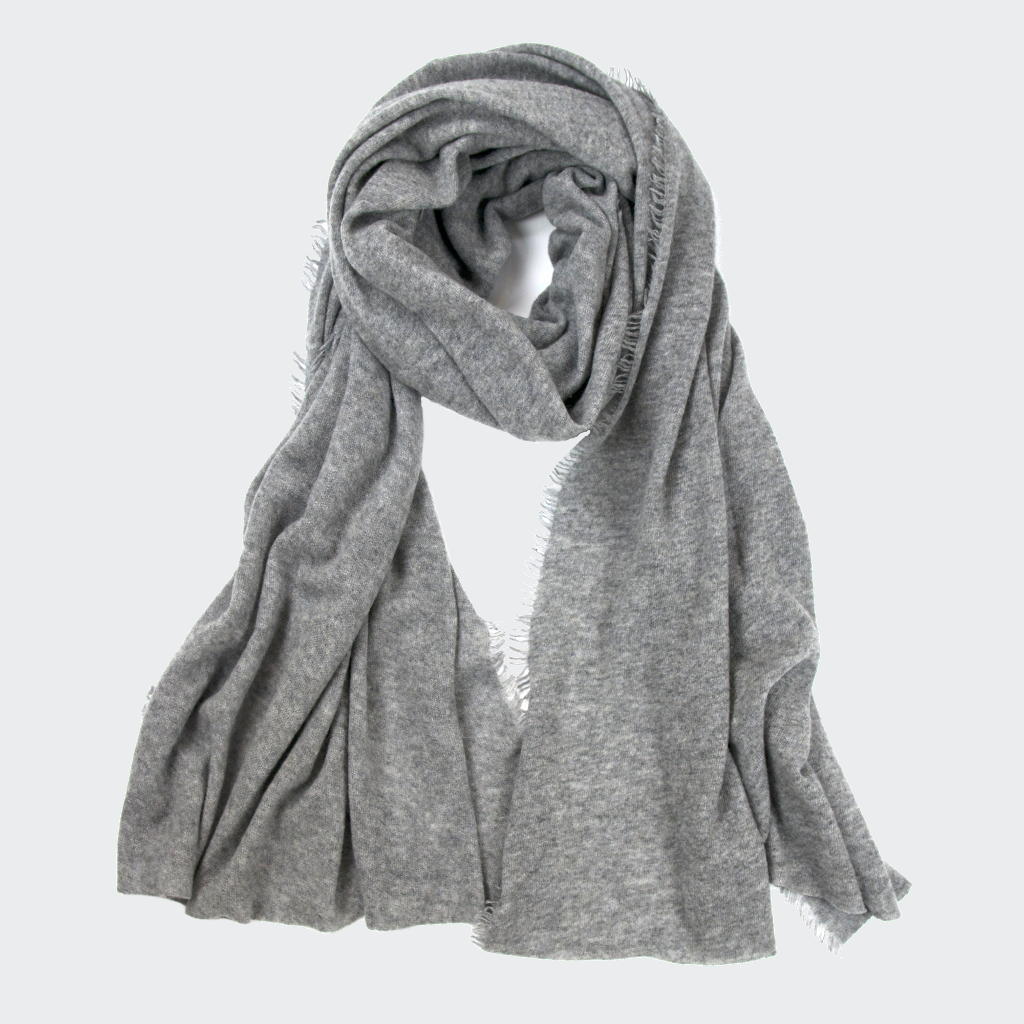 Adriel cashmere shawl grey FALIERO SARTI Irmas Hus