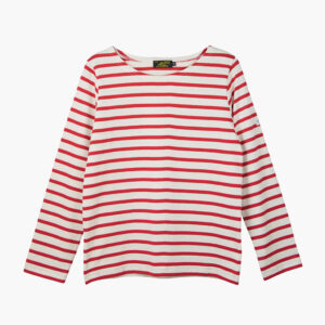 Breton-striped t-shirt red/ecru - LE MONT SAINT MICHEL