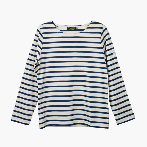 Breton-striped t-shirt navy/ecru - LE MONT SAINT MICHEL