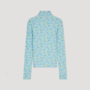 Pien watercolor flower turtleneck - ROHE