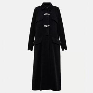 Wool/cashmere coat black - FORTE_FORTE
