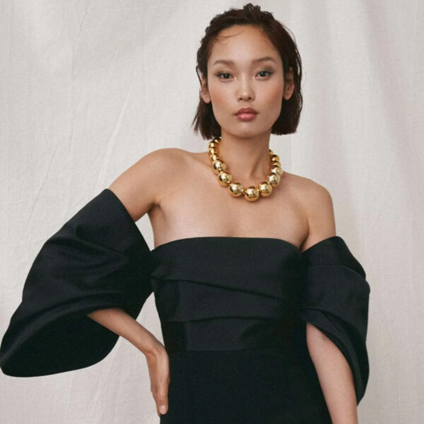 Beads necklace - gold - VANESSA BARONI - Image 2