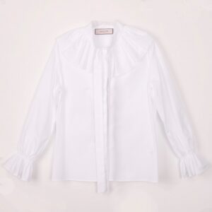 Dorota cotton shirt white - BAGUTTA