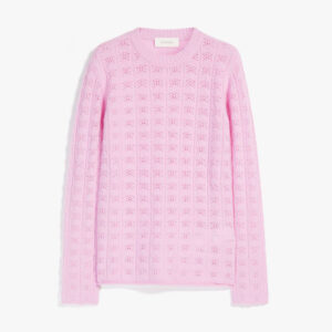 Knitted sweater ANGIO bubblegum pink -SPORTMAX
