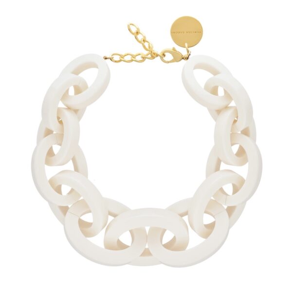 Giant necklace - off white - VANESSA BARONI