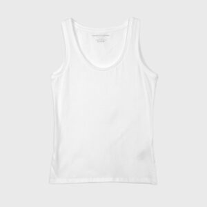Tank top Debardeur white - MAJESTIC FILATURES