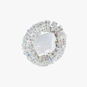 Silver oyster ring - PEARL OCTOPUSS.Y