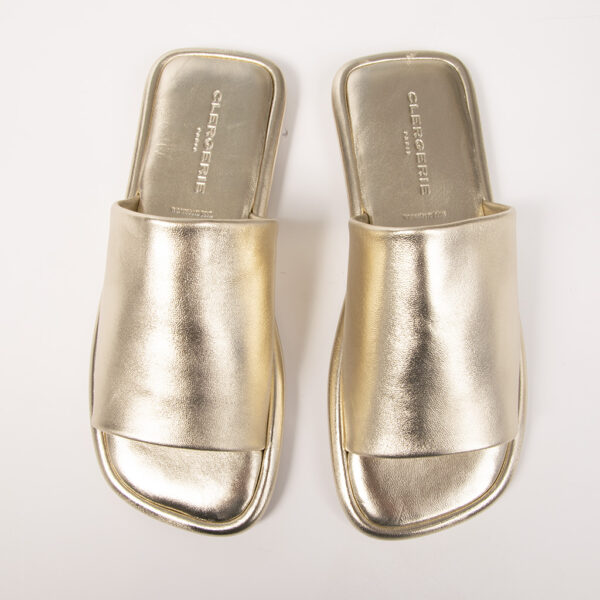 Mule Ezy9 gold - CLERGERIE - Image 4