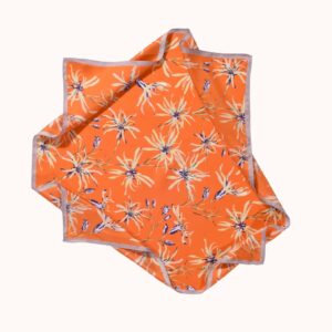 Silk bandana scarf orange - EPICE