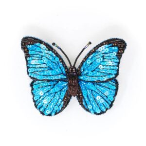Blue Morpho Brooch - TROVELORE