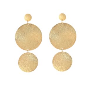 Earrings circles big gold - ROSANNA DE LA RIVA