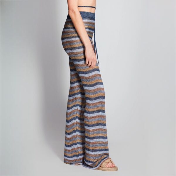 Striped Crochet Pants - ROBERTO COLLINA - Image 3