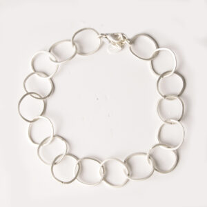 Necklace silver short chain - ROSANNA DE LA RIVA