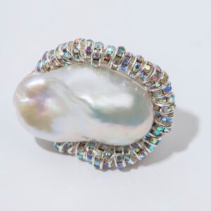 Baroque diamond ring - PEARL OCTOPUSS.Y