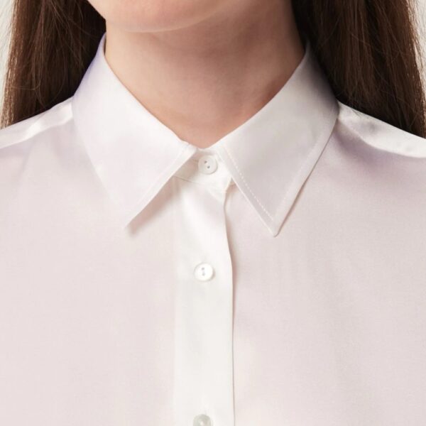 MARTA silk shirt white - XACUS - Image 4