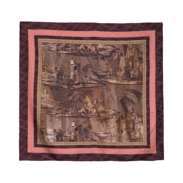 Silk shawl CIALDA 2sided toile de jouy - PIERRE-LOUIS MASCIA