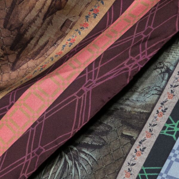 Silk shawl CIALDA 2sided toile de jouy - PIERRE-LOUIS MASCIA - Image 2