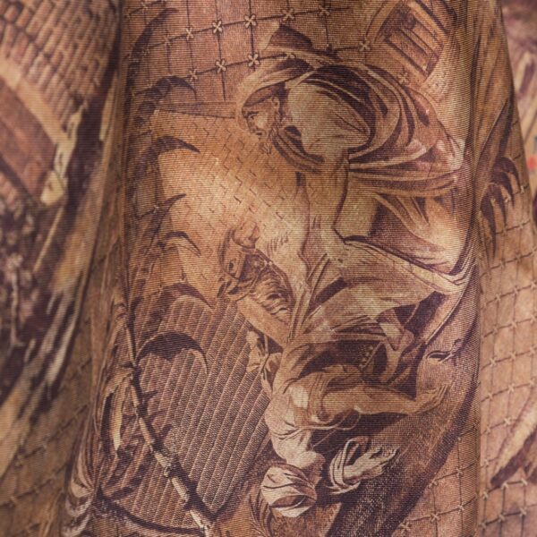 Silk shawl CIALDA 2sided toile de jouy - PIERRE-LOUIS MASCIA - Image 3