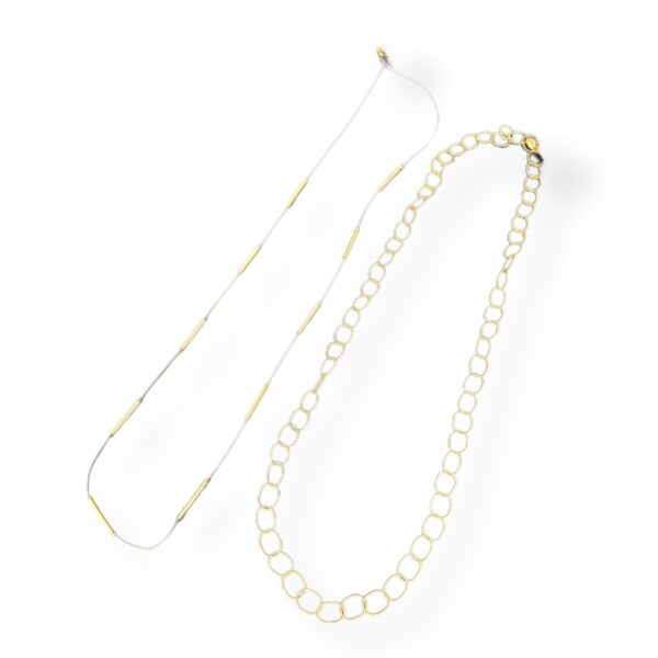 Necklace gold small chain long - ROSANNA DE LA RIVA - Image 4