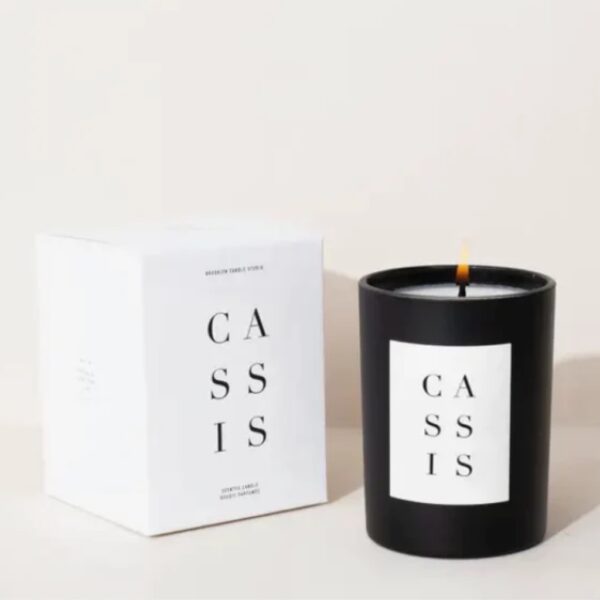 CASSIS noir candle - BROOKLYN CANDLE STUDIO