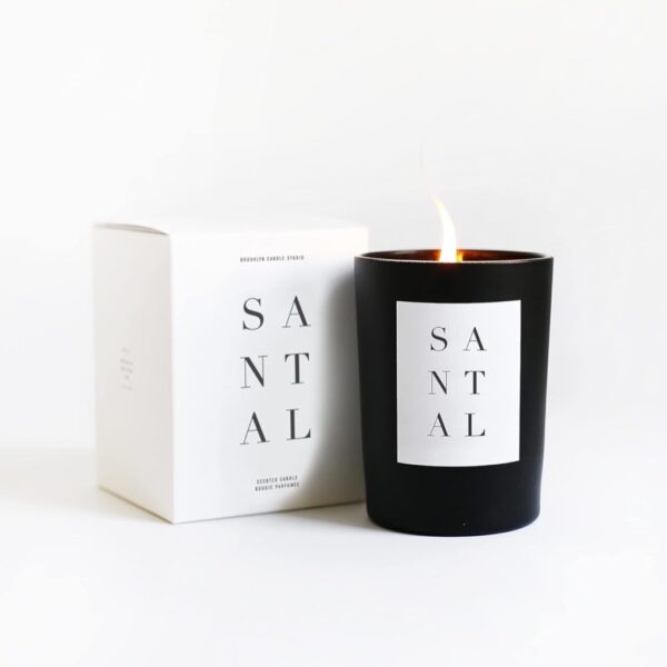 SANTAL noir candle - BROOKLYN CANDLE STUDIO