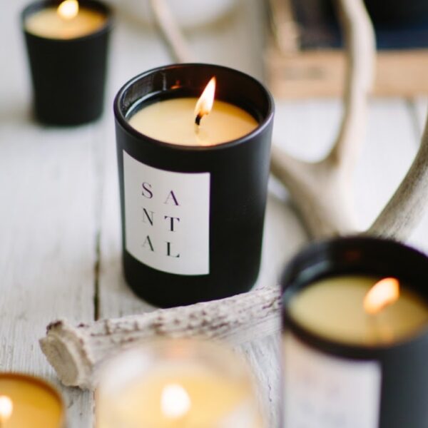SANTAL noir candle - BROOKLYN CANDLE STUDIO - Image 2