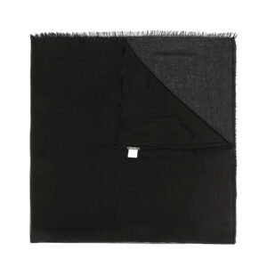 Tobia modal silk shawl black - FALIERO SARTI