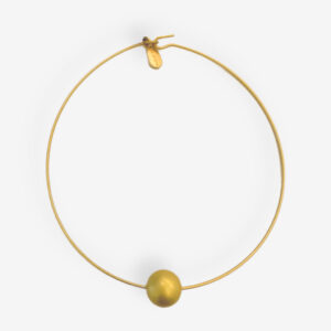 Necklace choker ball gold - ROSANNA DE LA RIVA