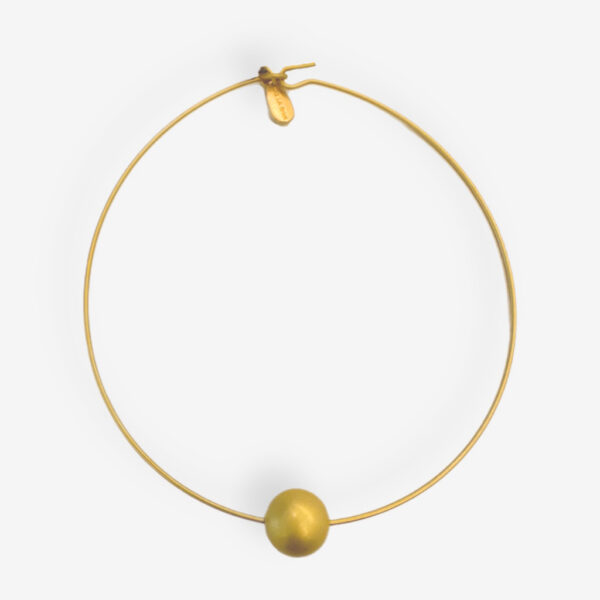 Necklace choker ball gold - ROSANNA DE LA RIVA