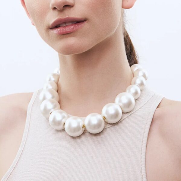 Beads necklace Pearl - VANESSA BARONI - Image 2