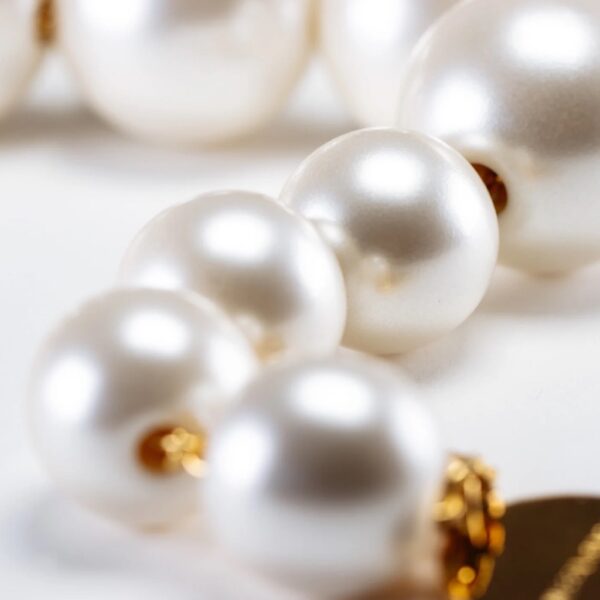 Beads necklace Pearl - VANESSA BARONI - Image 3