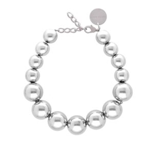 Beads necklace - silver - VANESSA BARONI