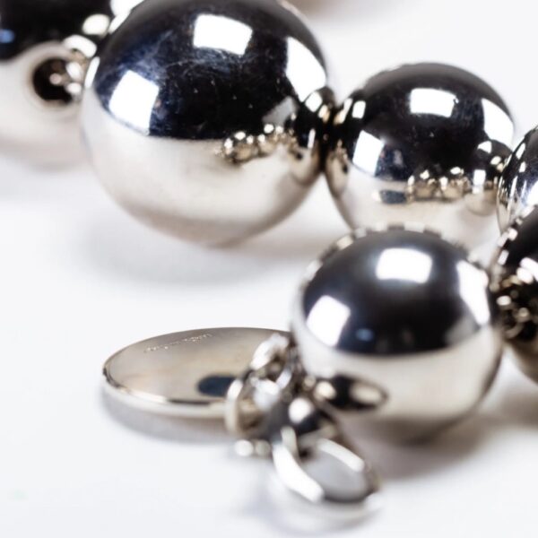 Beads necklace - silver - VANESSA BARONI - Image 3