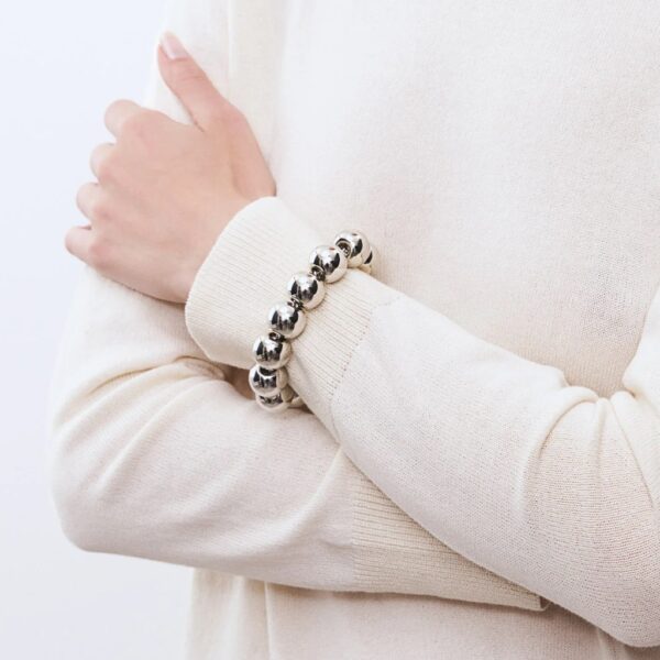 Beads Bracelet silver - VANESSA BARONI - Image 2