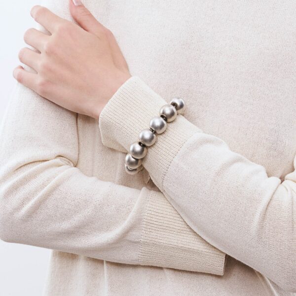 Beads Bracelet silver vintage - VANESSA BARONI - Image 2