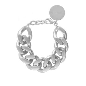 Flat chain bracelet silver vintage- VANESSA BARONI