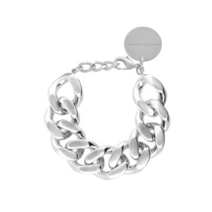 Flat chain bracelet silver - VANESSA BARONI
