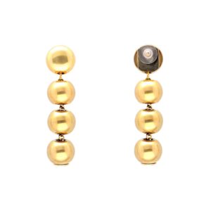 Small beads earrings gold- VANESSA BARONI