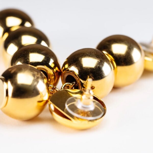 Small beads earrings gold- VANESSA BARONI - Image 2