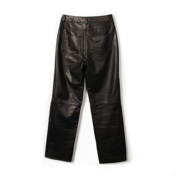 Yves Leather Pant Black - ONE AND OTHER - Image 2