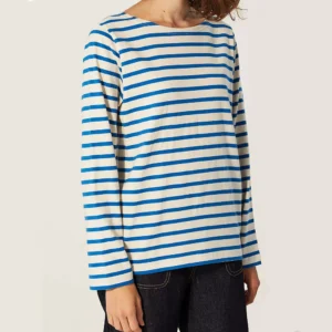 Breton-striped t-shirt off white/azur - LE MONT SAINT MICHEL
