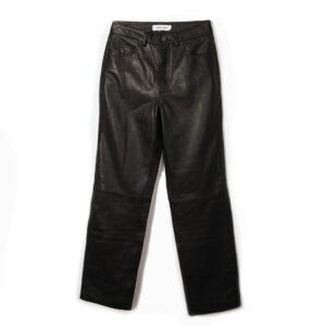 Yves Leather Pant Black - ONE AND OTHER