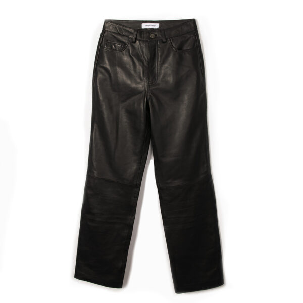 Yves Leather Pant Black - ONE AND OTHER
