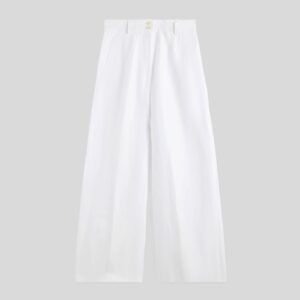 Linen trousers white - ASPESI