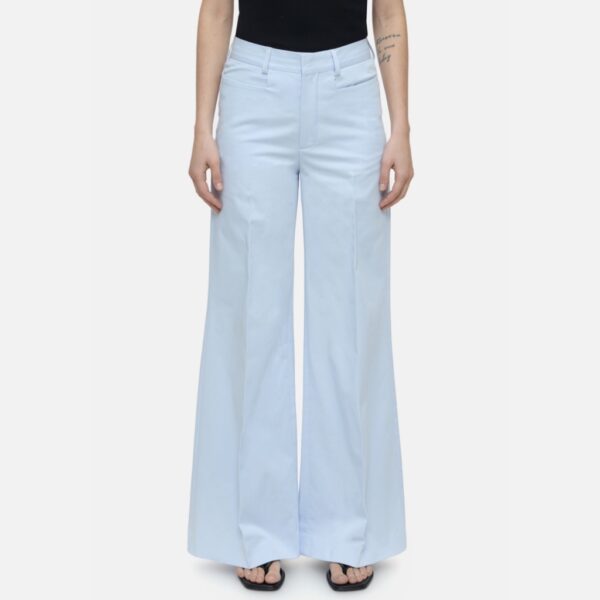 Pants wide VEOLA light blue - CLOSED - Image 2