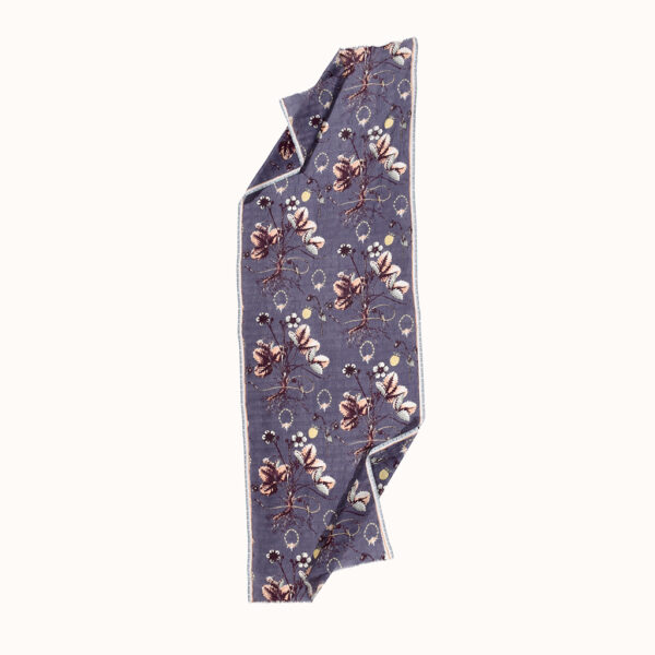 Shawl linen/cotton dusty blue - EPICE